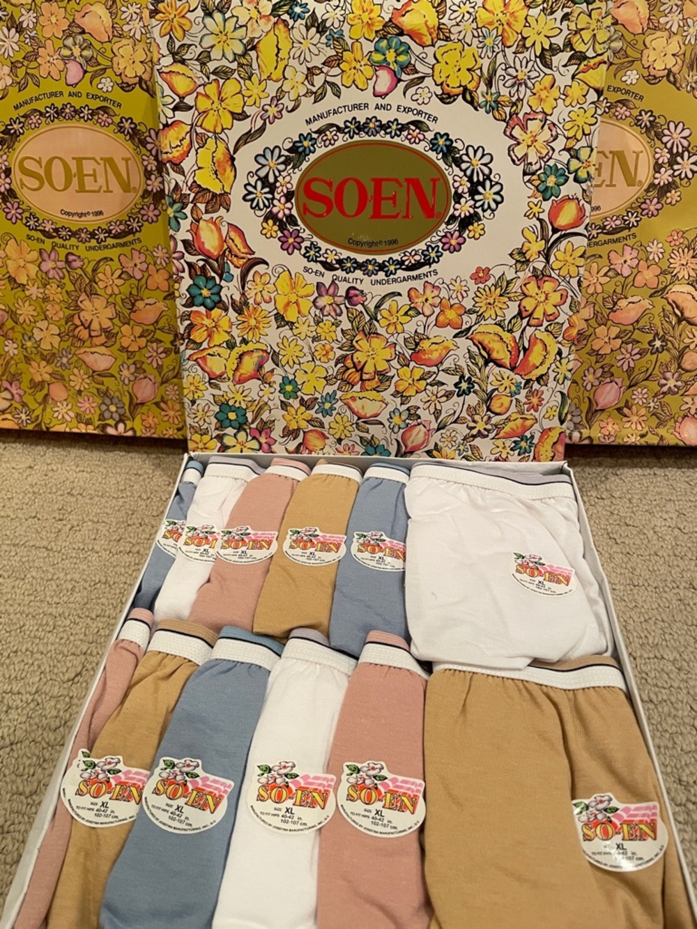 SOEN Cotton Underwear Set – Multi Color Pack